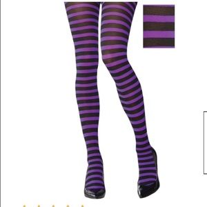 Halloween stockings Adult Purple S Tall